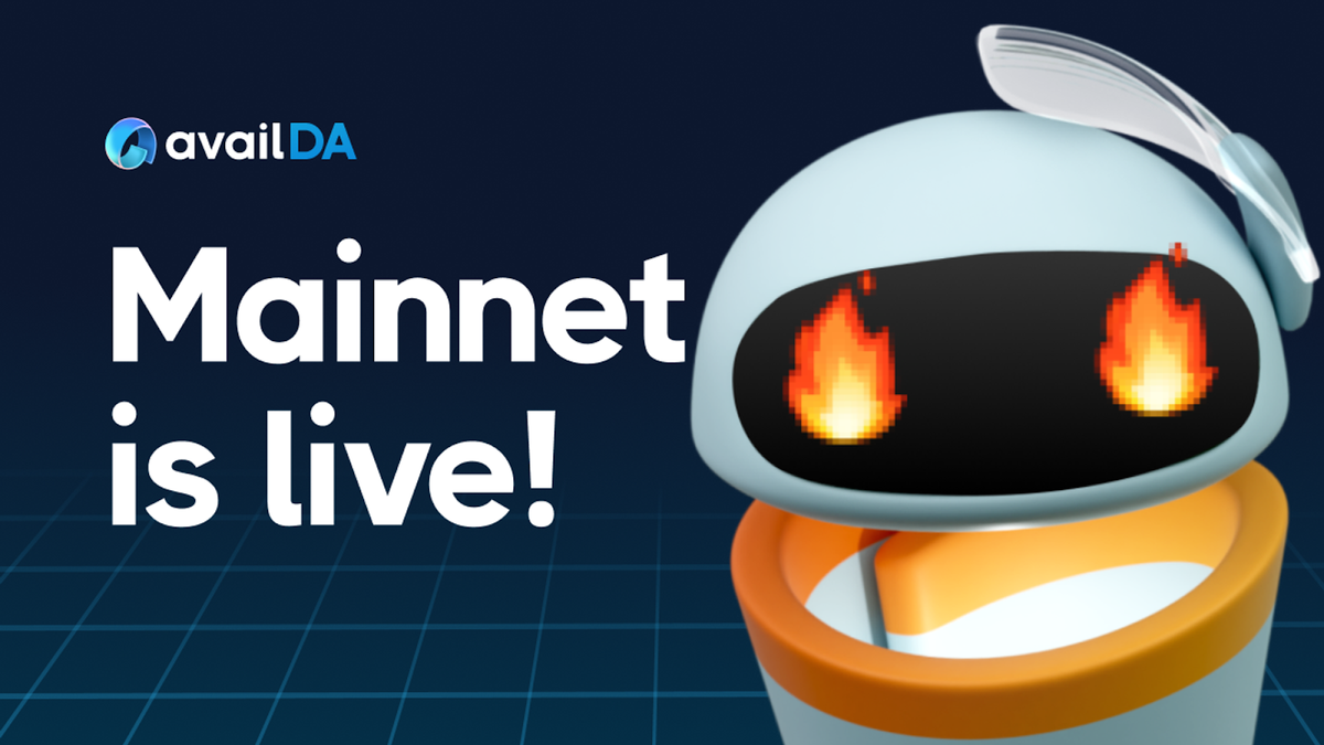 Avail DA Mainnet Is Live! 
