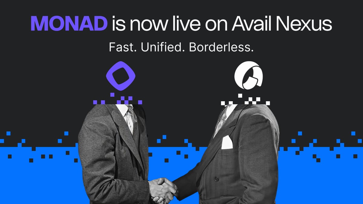 Avail Expands to Monad Testnet: Powering the Next-Gen Multichain Apps